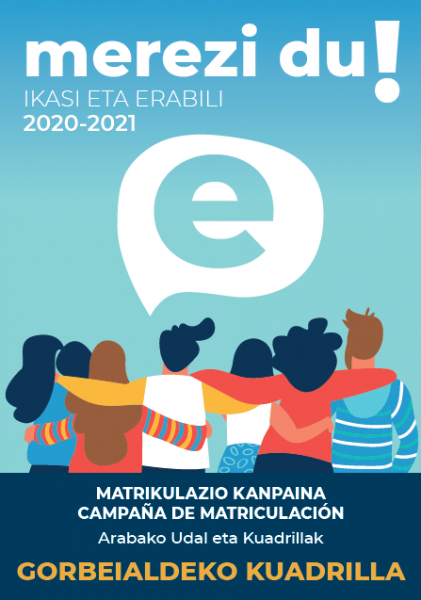 En marcha la campaña de matriculación para CLASES DE EUSKERA 2020-2021