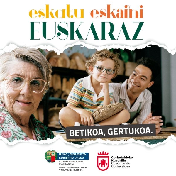 BETIKOA, GERTUKOA: campaña para promoción del euskera en los comercios